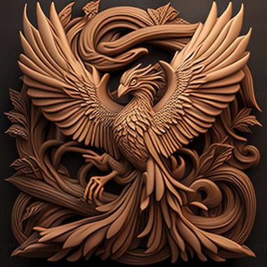 3D model phoenix (STL)